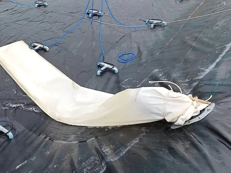 Túi Siêu Lọc Nano KT: 90x400cm cho ao bạt nuôi tôm, bể cá và trại giống