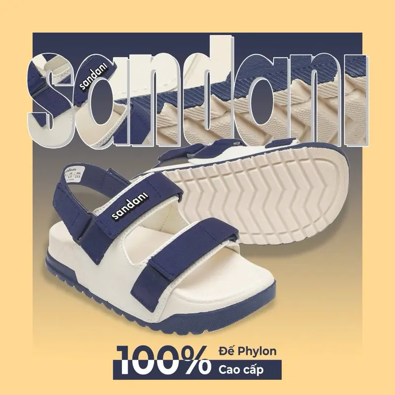 (Nên tăng lên 1 size) đủ màu sandan sandani đế bằng mũi tròn GiàY 3