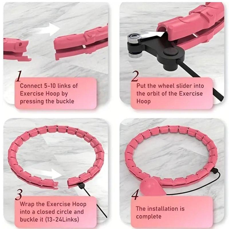 2 in 1 Fitness Hoop for Gymnastics, Smart Fitness Hoop for Adults, Fitness Massage Workout Equipment, Exercise Equipment 3
