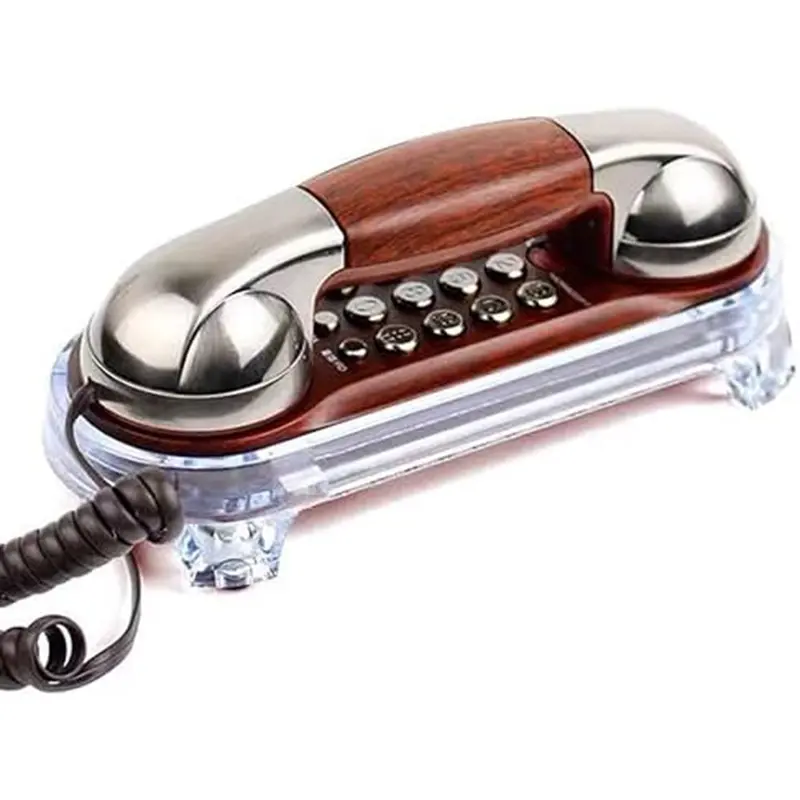 Điện Thoại Treo Tường Cổ Điển Nhỏ Đồ Trang Trí Cổ Điển, Phong Cách Cổ Điển Thích Hợp Để Treo Tường 2