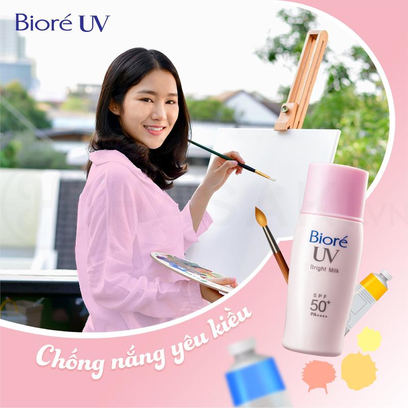 Sữa Chống Nắng Bioré SPF50+/PA+++ 30ml UV Bright Milk | HASAKI BEAUTY 3