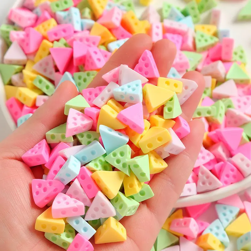 DIY handmade color simulation cheese DIY cream glue mixed hair clip Guka phone case accessories resin accessories