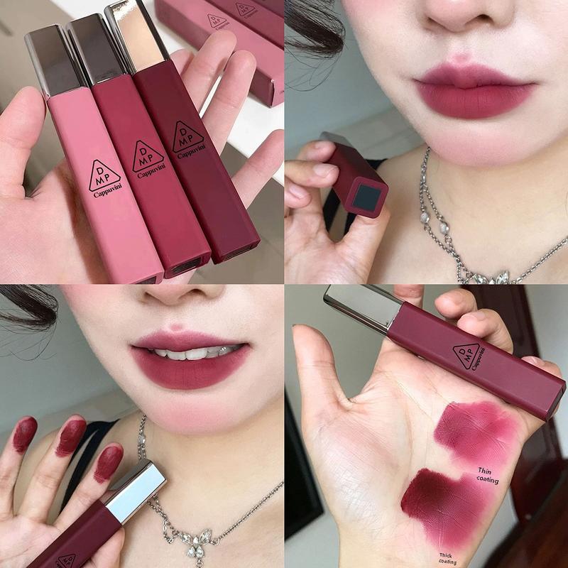 Product Introduction of Cloudy Lip Gloss & Lip Mud, Matte Velvet Finish, Brightening Effect, Long-lasting Color, Makeup Lip Gloss 6