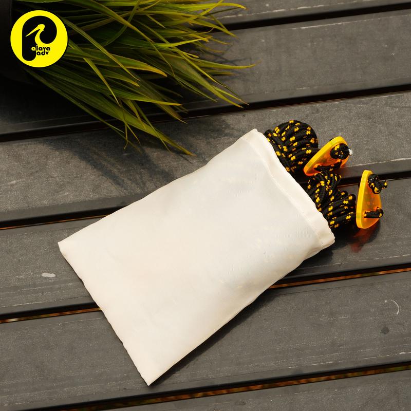 [BISA COD] Tali flysheet premium palava tenda guyline 4mm 4 meter + pouch Camping 1