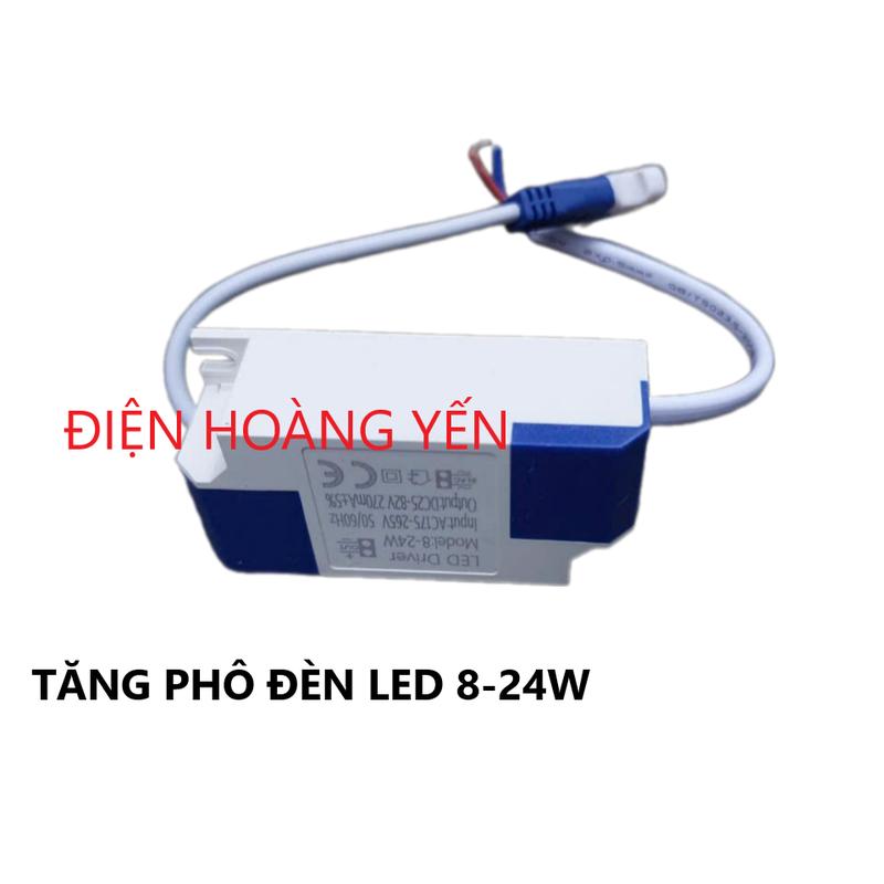 Tăng Phô Driver Đèn LED âm trần Ốp trần thạch cao 1 Chế độ 8W - 24W Giắc kẹp