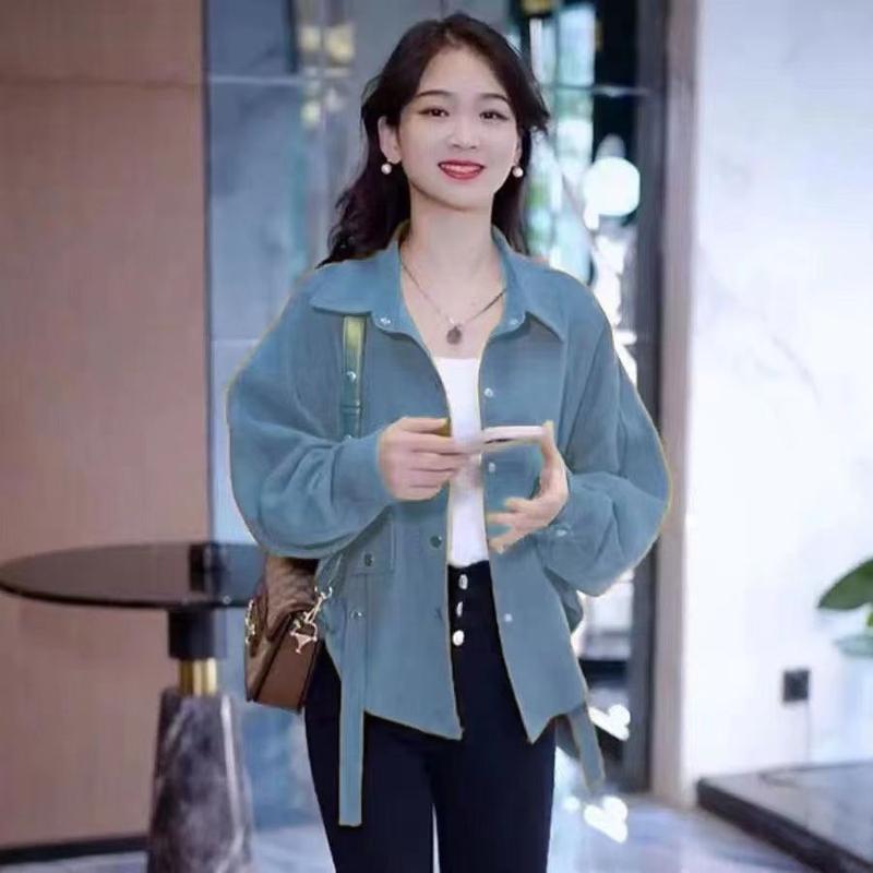 Product Introduction of Áo Sơ Mi, Áo Khoác Ngắn Nữ, Tay Cánh Dơi, Cao Cấp, Thiết Kế Độc Đáo Phổ Biến Hàng Đầu, Tuyệt Vời Cho Mùa Xuân Và Mùa Thu, Hàng Mới Về, 2024 5