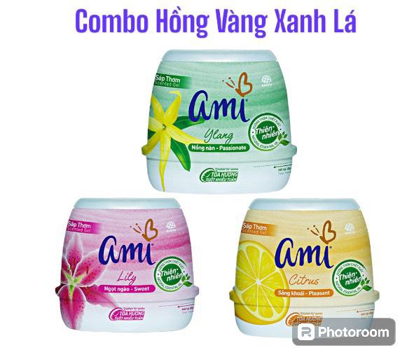 Product Introduction of Conbo 3 Sáp thơm Ami - Giải pháp cho không gian luôn Thơm mát - Khử mùi hiệu quả - Toả hương bền lâu Dầu thơm phòng x it sap thomkhumui 6