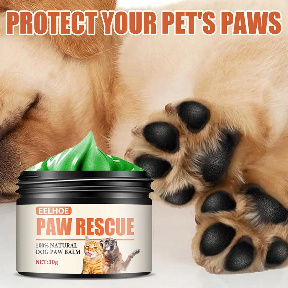 Pet Paw Balm Foot Pad Protector Moisturizing Care For Cat Dog Paws Seasonal Dryness & Crack V8H2