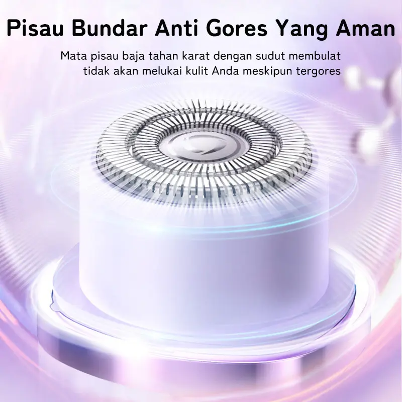 Epilator Mini Ganda Untuk Kemaluan, Alat Pencukur Listrik Untuk Ketiak, Kecil Dan Portabel 4