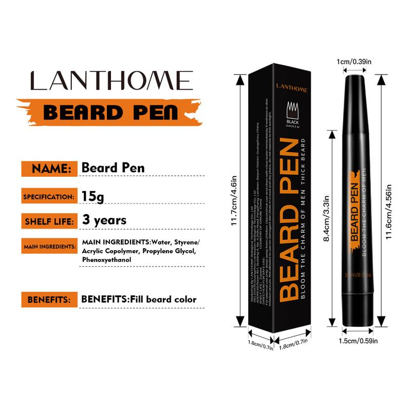 Product Introduction of Men's Beard Waterproof Beard Beard Styling Filler Pen 9