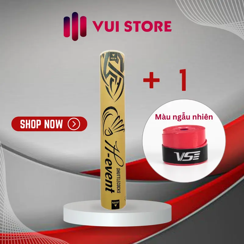 ỐNG CẦU LÔNG EVENT TẬP LUYỆN ( Hộp 12 quả ) - Hàng phân phối chính thức - Vui Store Nam Vợt Cầu Lông Sport 0