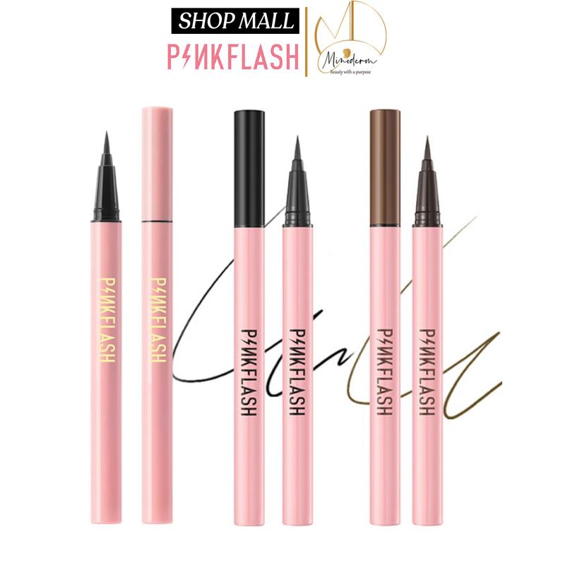 Bút kẻ mắt PINKFLASH bản nâng cấp dạng lỏng lâu trôi nhanh khô chống nhòe và chống nước 0.6g PF-E01 Trang Điểm