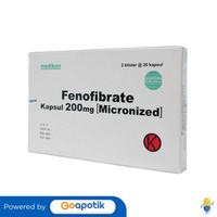 Gambar FENOFIBRATE MEDIKON 200 MG BOX 40 KAPSUL dari Apotek Dukuh Setro By GoApotik Kota Surabaya 1 Tokopedia