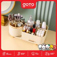Gambar Goto [COD] Luxora Tempat Make Up Organizer Rak Kosmetik Aesthetic Serbaguna - GREEN dari Goto Living Kota Tangerang 4 Tokopedia