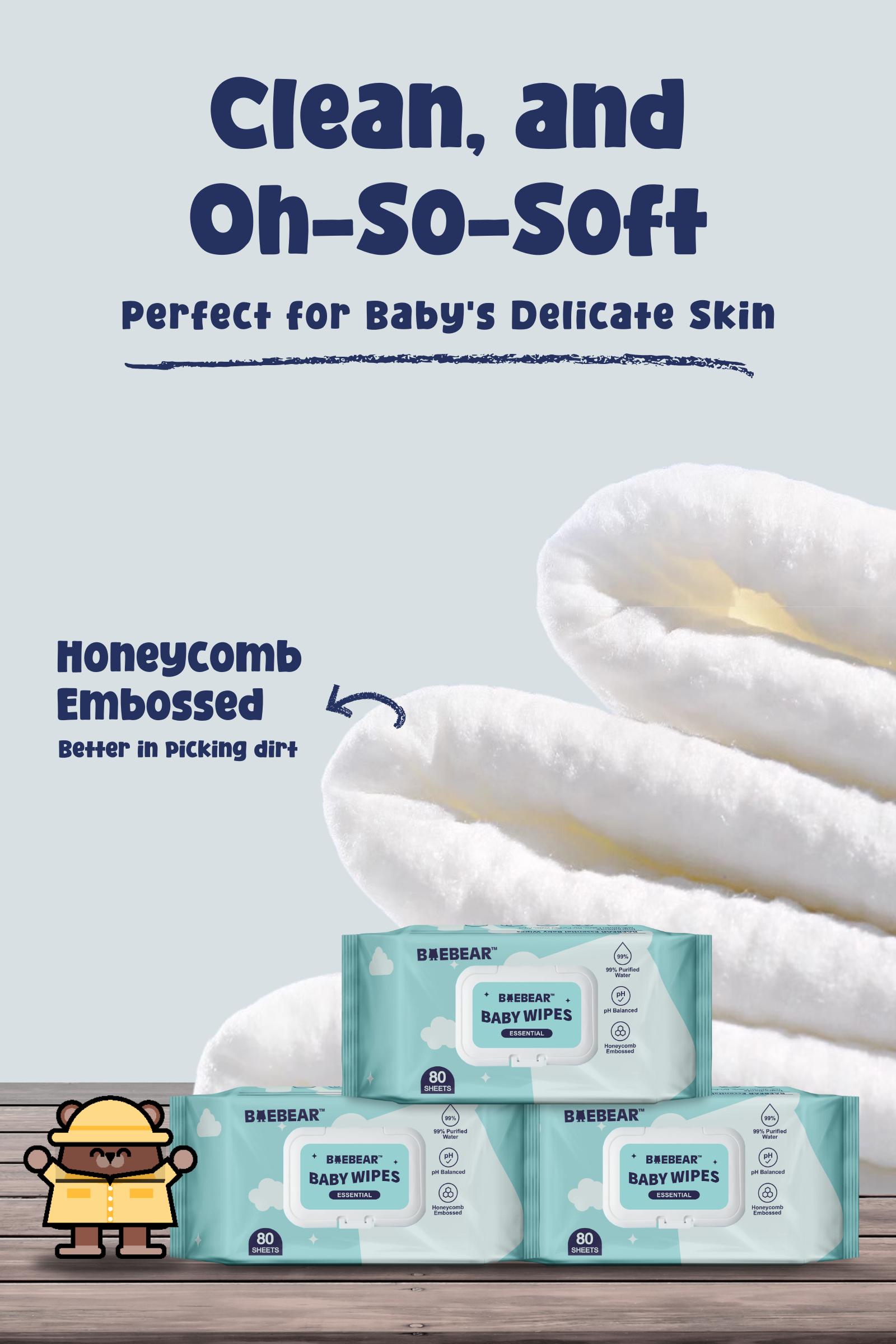 Baebear Essential Baby Wet Wipes 80 Sheets x 20 Packets Bundle Deal 1600 Sheets Carton Pack Baebear sg Baebear Essential Baby Wet Wipes 80 Sheets x 20 Packets Bundle Deal 1600 Sheets Carton Pack Baebear sg