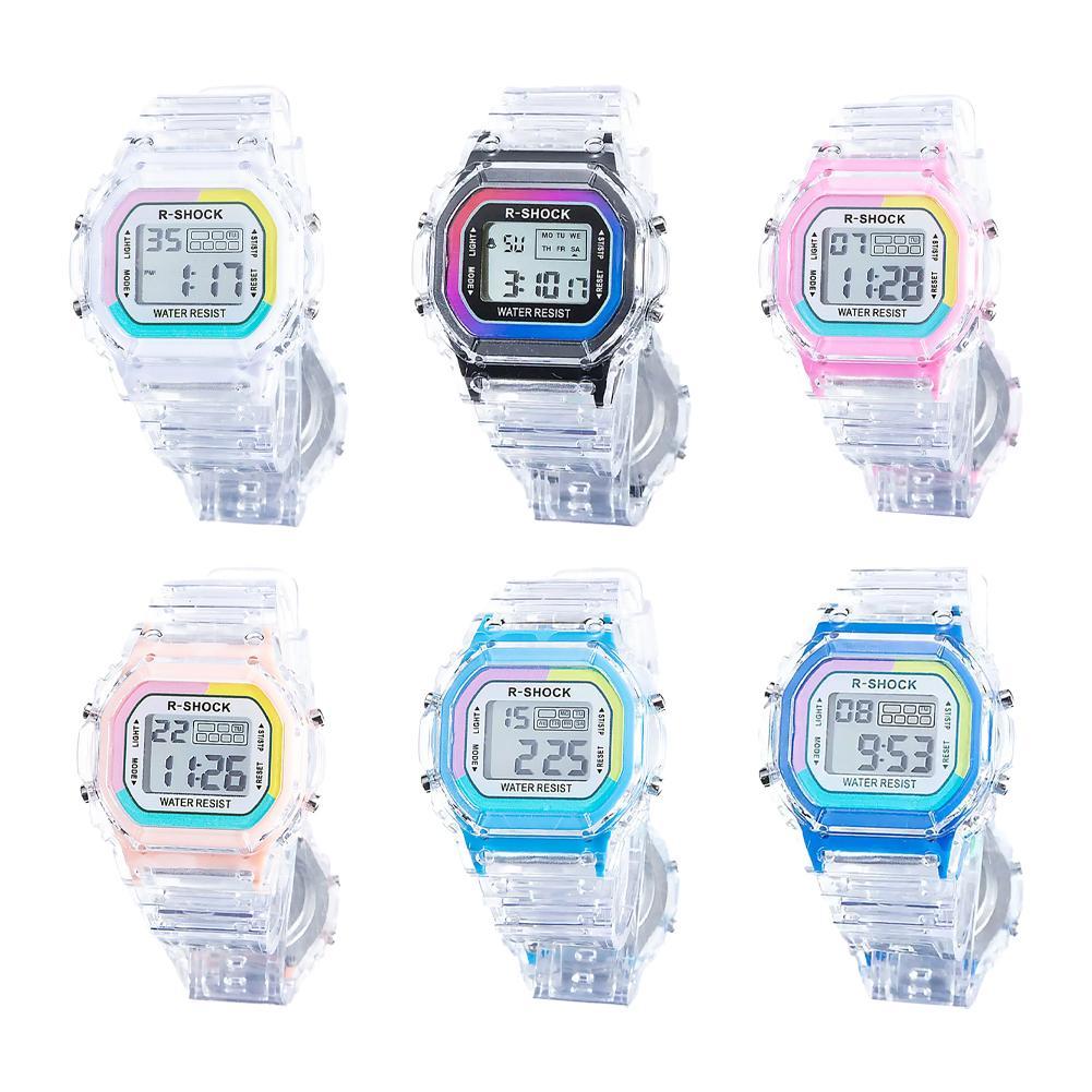 【TERSEDIA & COD】ins Fashion Electronic Sports Watch for Men and Women Students Square Led Watch W1J6 【TERSEDIA & COD】ins Fashion Electronic Sports Watch for Men and Women Students Square Led Watch W1J6