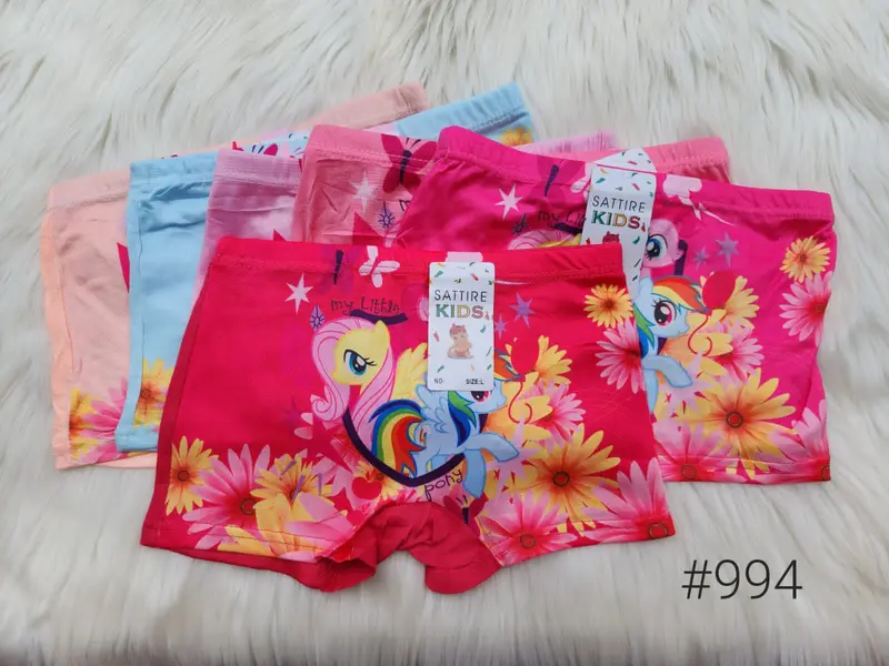 1 LUSIN | Celana Dalam BOXER anak Perempuan SATTIRE KIDS Motif PONY / CD Dalaman BALITA / SHORT anak Cewek IMPORT Fashion 5