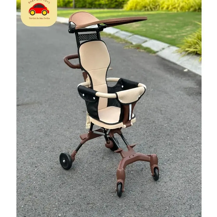 Xe Đẩy 2 Chiều, Xe Gấp Gon Du Lịch Cho Bé, Xe đảo chiều 520