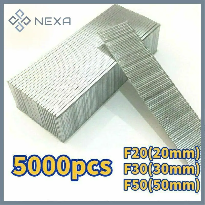 NEXA 5000pcs Straight Brad Gun Nails For Electric Nail Gun Stapler Nailer F10 F20 F30 F50