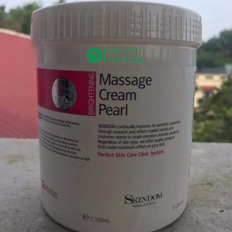 Product Introduction of Kem massage mặt Skindom Massage Cream Pearl 1100ml - Da sáng, đều màu Skincare 4