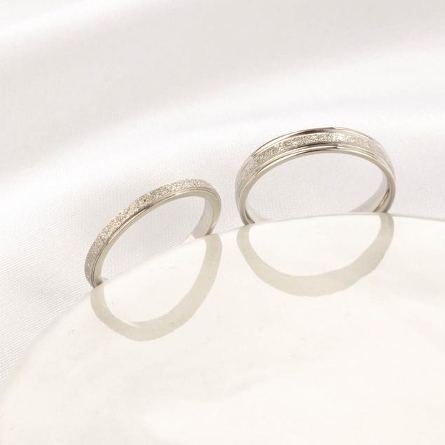 Nhẫn cặp đôi CDE Milgrain Ring CDE8003SV & CDE8004SV Couple Titan - Nhẫn nam Nữ Women Voi 5