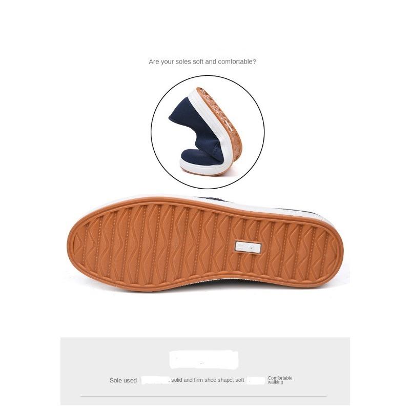 Product Introduction of Men Canvas Shoe Casual Sneaker for MenLight Slip-on Vulcanized Comfortable Male Flats Loafers New Black Trainers Zapatos Hombre 29