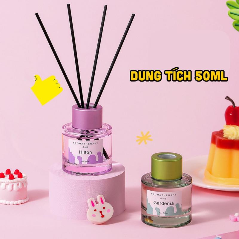 Tinh Dầu Thơm Phòng Lọ Khuếch Tán Nhiều Phiên Bản Nước Hoa Nguyên Chất Thiên Nhiên Que Gỗ Kèm Hoa Tán Hương Cao Cấp VAROMAS KT01 KT121