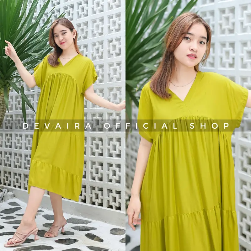 Kanzia Homedress Daster Rayon Jumbo Bumil Kekinian Terbaru 1