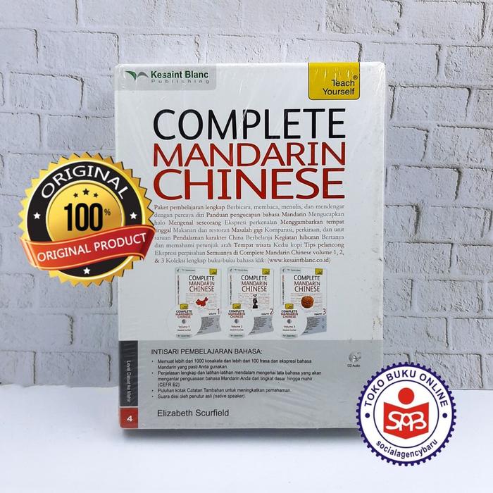 Gambar Buku Complete Mandarin Chinese Teach Yourself - Kesaint Blanc dari Social Agency Baru Kota Yogyakarta Tokopedia