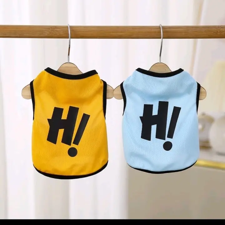 Pet shop bella * Kaos T-shirt tanpa lengan bahan lembut