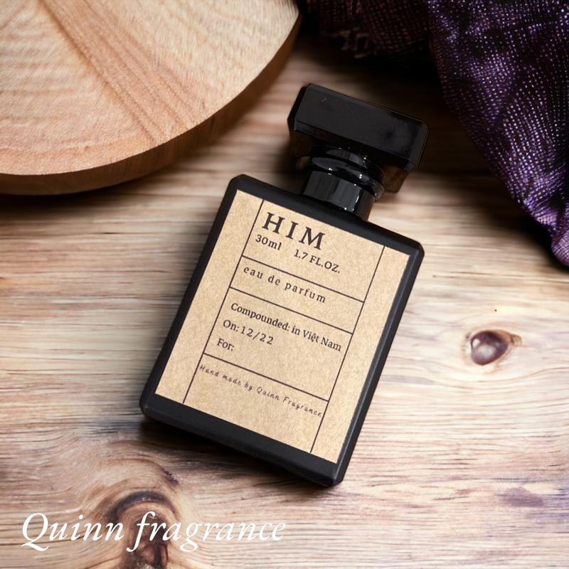  Nước Hoa Nam QUINN FRAGRANCE - HIM Chai 30ml Hương Vanilla Ngọt Ngào Quyến Rũ Cuốn Hút Lưu Hương 6-8h Xịt Thơm Perfume Cosmetic 