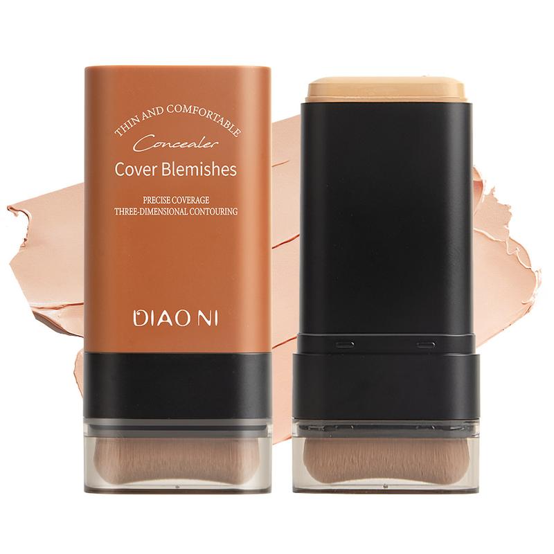 Product Introduction of Beauty Eraser Foundation Stick with Brush Hydrating Light Concealer Foundation 1