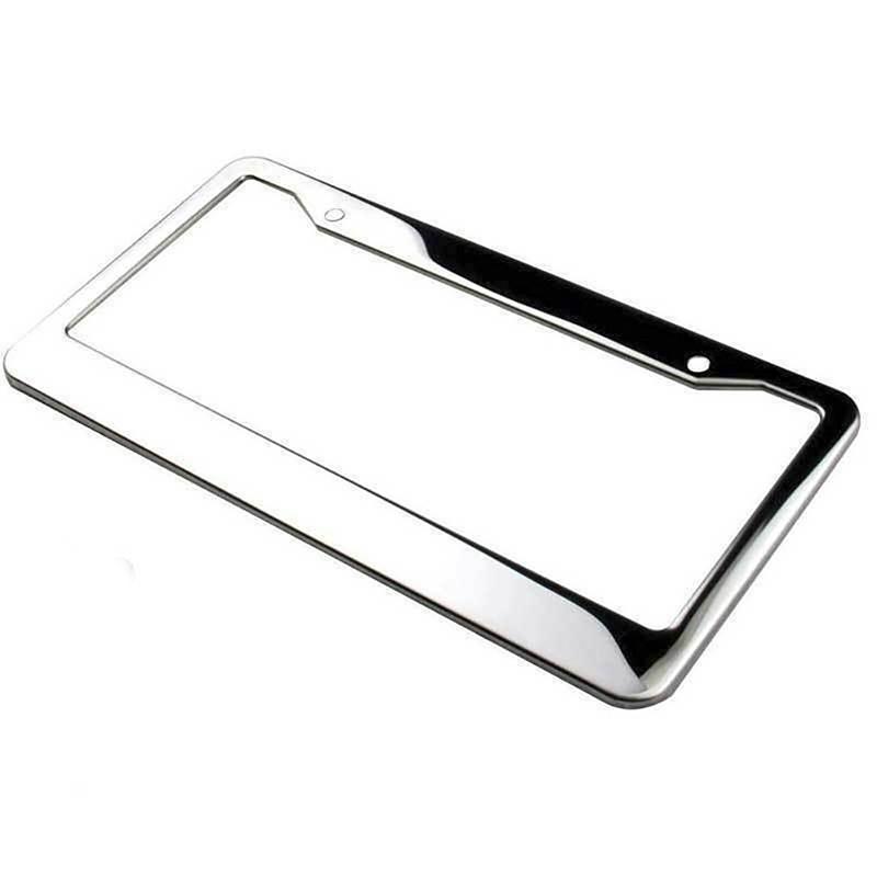 Product Introduction of Khung Biển Số Bằng Kim Loại Thép Không Gỉ Mạ Crôm, Nắp Thẻ, Có Nắp Vặn, 1 Cái 25