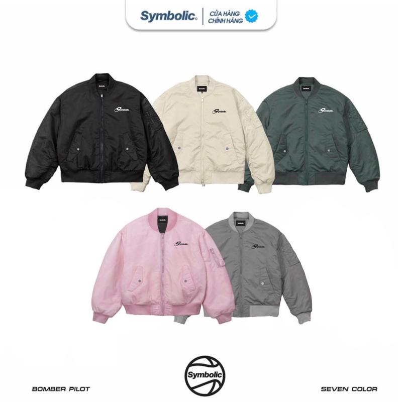 Áo khoác SYMBOLIC Bomber Jacket Pilot Oversized Tay nhún