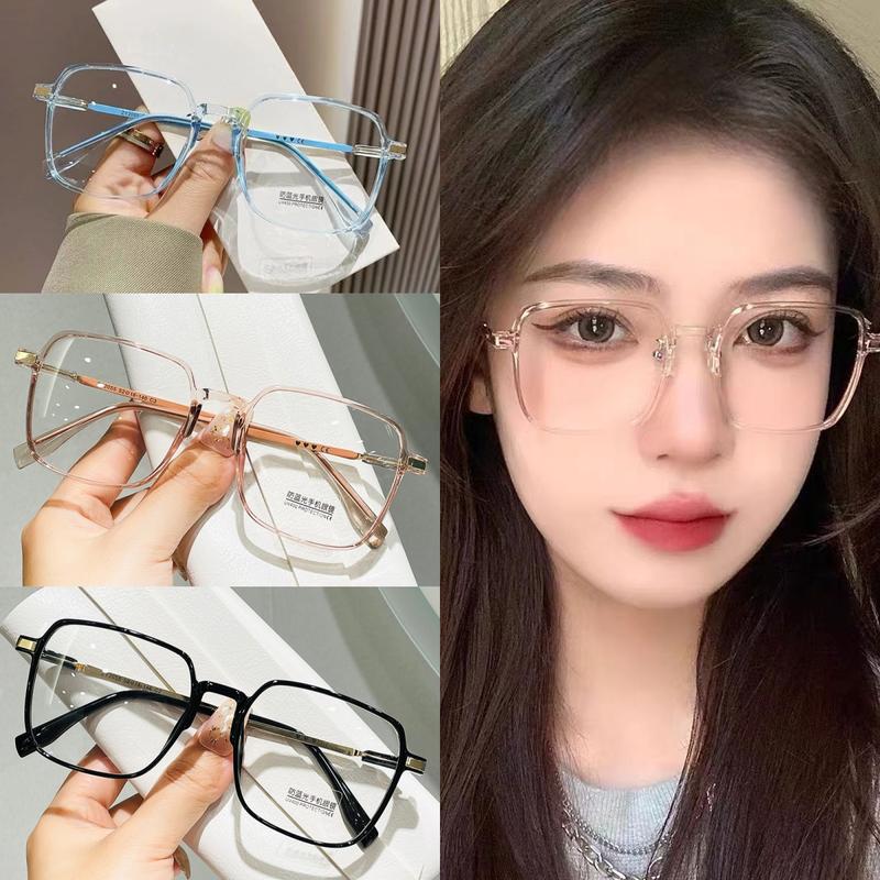 Kính Bảo Vệ Chống Bức Xạ, Thời Trang, Kính Mắt Họa Tiết Ngôi Sao, Chống Ánh Sáng Xanh, Thời Trang Hàn Quốc, Unisex, Kính Mắt