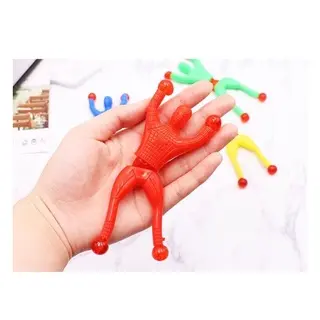 Đồ Chơi Người Nhện Dính Tường Leo Núi Biết Bò Và Ném Dính Tường Cho Bé Vui Chơi Giải Trí