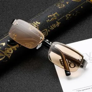 (BISA COD) Kacamata Plus Anti Radiasi, Bisa Untuk Membaca Model Korea Keren Pria Wanita Hitam Orange Anti Patah Murah LH-008