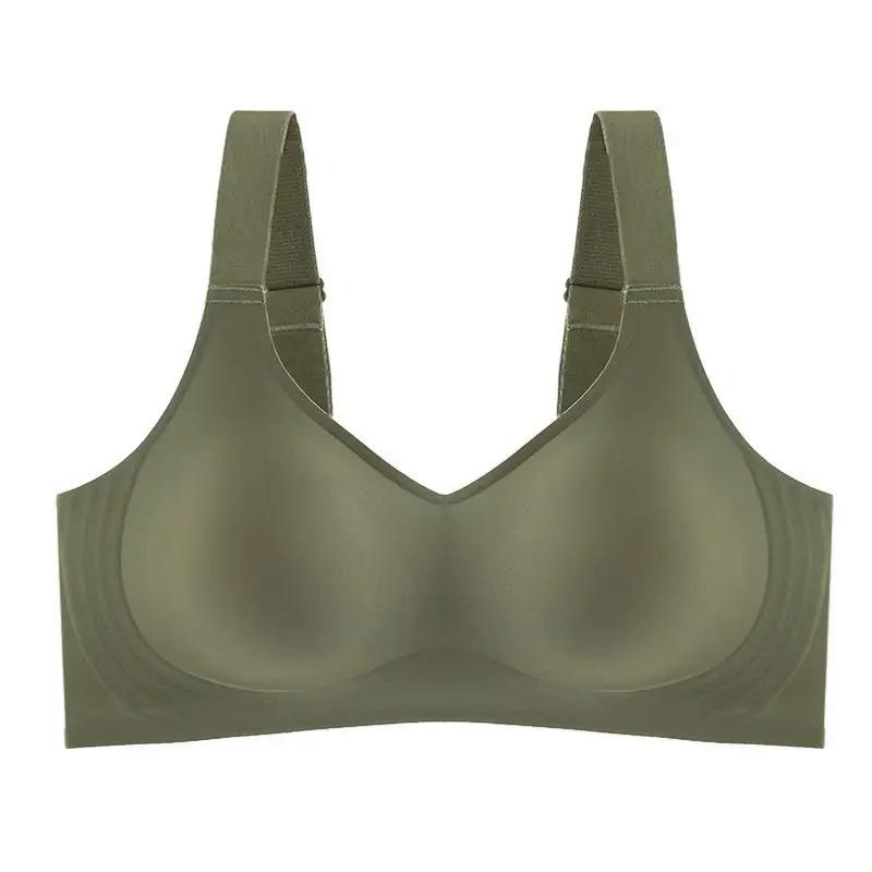 Product Introduction of Beautiful Back Large Size Soft Support Push-up Bra For Women, Seamless One-piece, Wire-free, Adjustable Sports Thin Bra 9