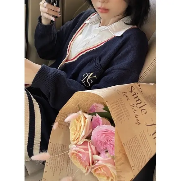 Áo len KNIT COTTON CARDIGAN-Chất Len Mềm Mịn Siêu Đẹp Áo Len Cardigan Nam Nữ local Brand Uta Anime/ Blue Line Menswear Dệt 2