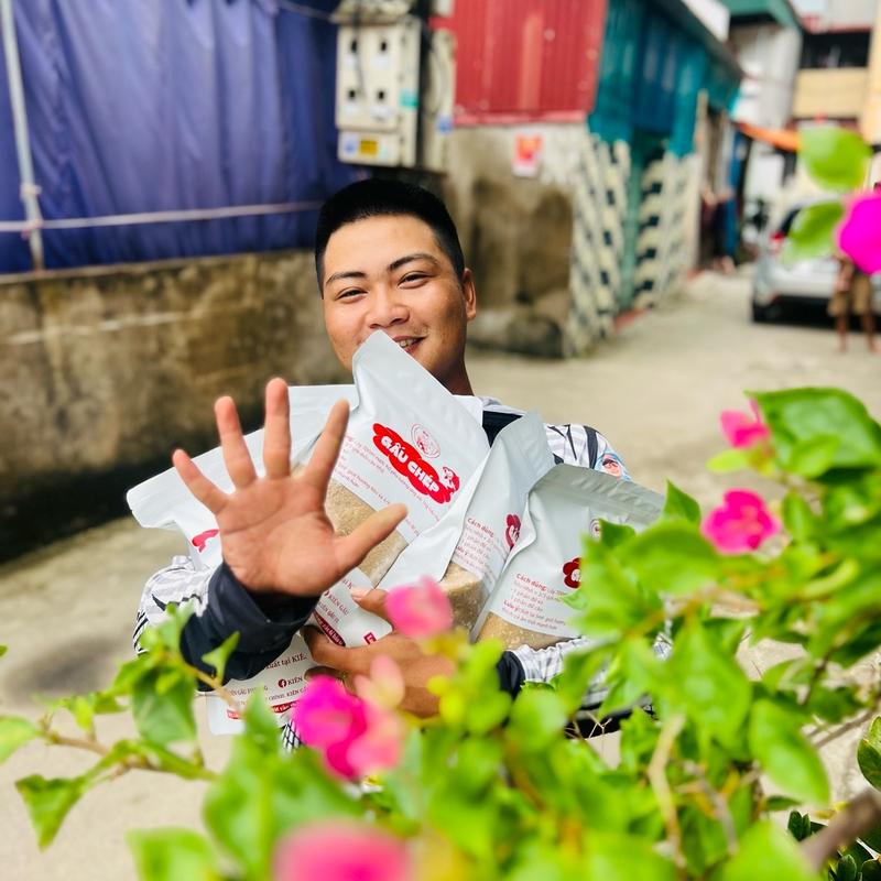 Combo 5 gói cám Gấu Chép Kiên Gấu Fishing