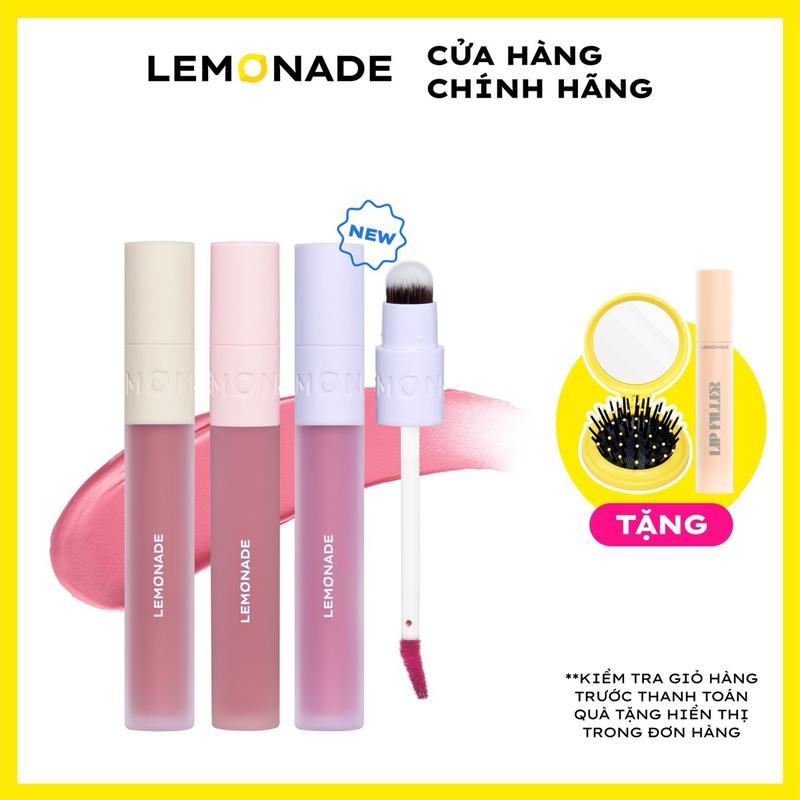 [MUA 1 TẶNG 2] MUA 01 Son kem mịn lì thuần chay Perfect Couple 3.5g TẶNG 01 Son lót dưỡng đầy môi Lip Filler 4.5g và 01 Gương lược gấp gọn 2 trong 1 35g