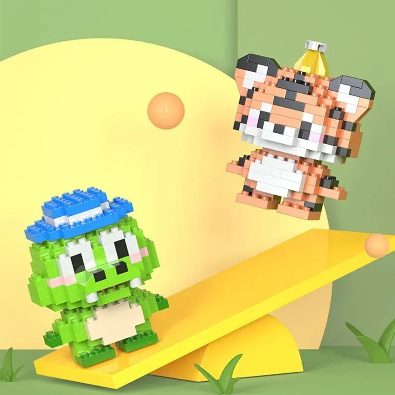 BRICKS NANO BLOCKS MAINAN EDUKASI MINI BLOCKS ANIMALS MAKE A WISE LIFE 1