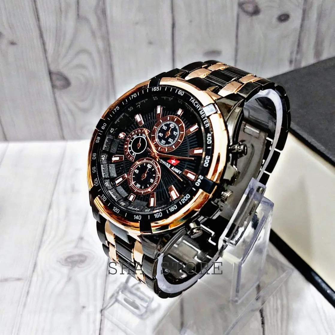 COD!!!JAM TANGAN PRIA TERLARIS/JAM TANGAN PRIA STAINLESS STEEL/FREE BATERAI CADANGAN Jam Quartz
