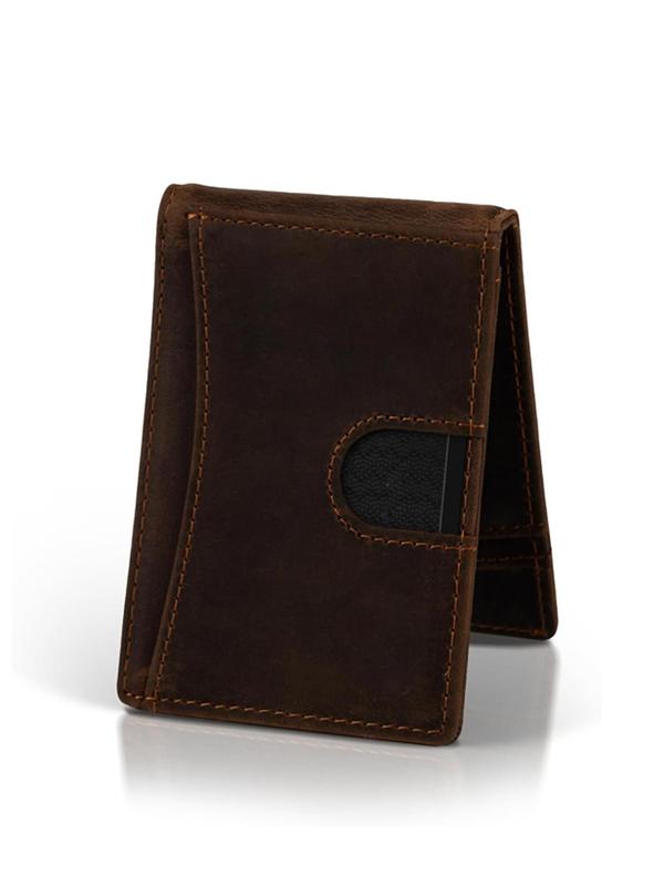 Men's Minimalist RFID Blocking Card Holder, Casual Plain Color Card Holder, Simple Style Card Holder for Daily Use 7