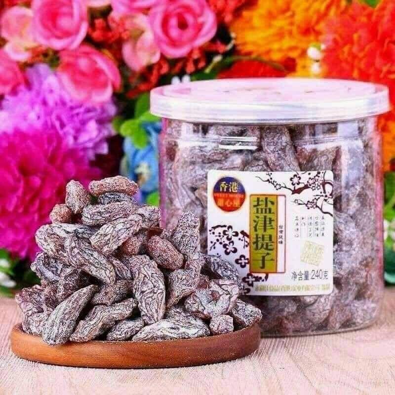Ô MAI XÍ MUỘI NHO MUỐI ĐÀI LOAN HỦ 240GR SWEET HOUSE Snack Cay Ăn Vặt Food