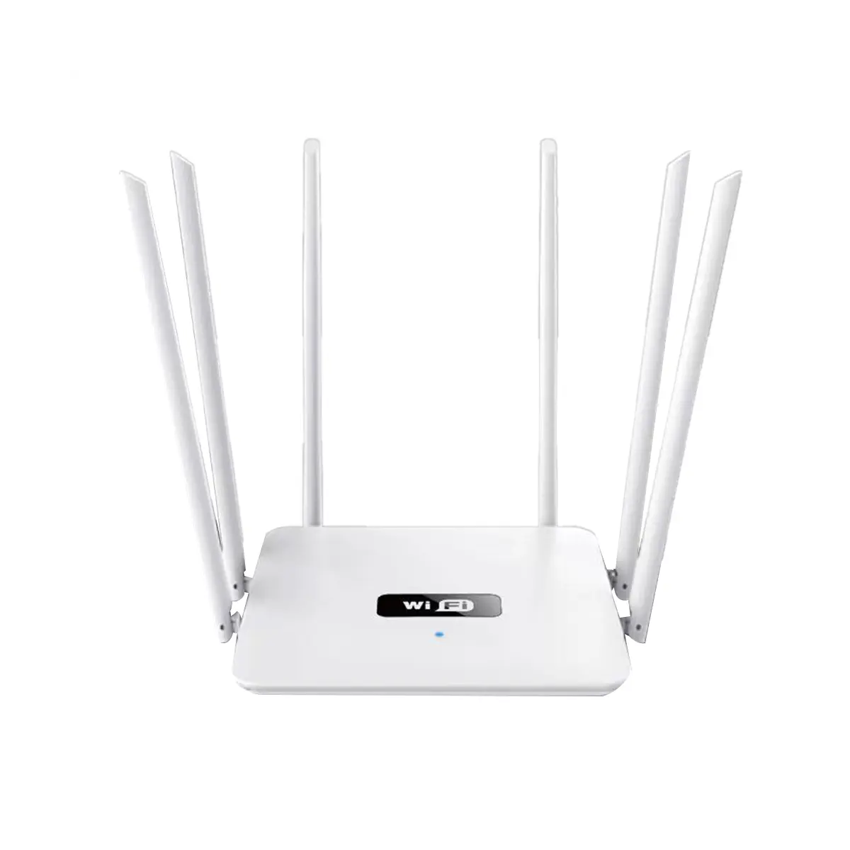 Penghala WiFi wayarles, 6 antena, 2.4G, 300Mbps, mod AP / Dail, pengulang Wifi, 6 antena keuntungan tinggi untuk palam syarikat (US)