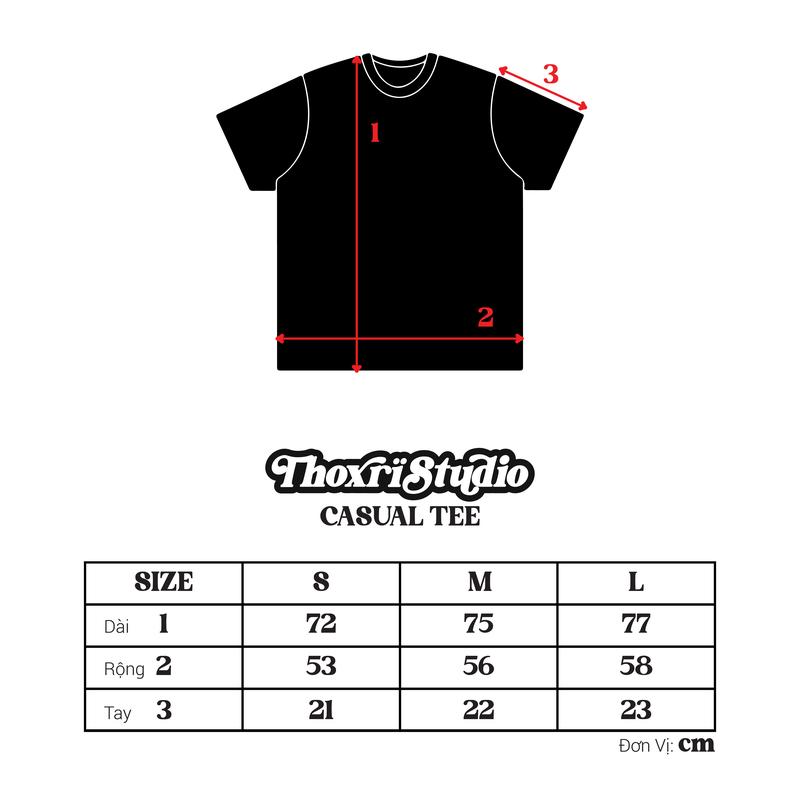 Product Introduction of Áo Thun cotton CASUAL THOXRI // CREAM 0