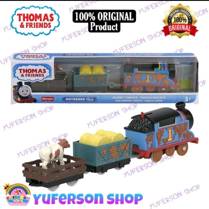 Fisher Price Thomas & Friends Muddy Farm Thomas HFX98 Set Hadiah