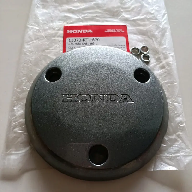 KTL_Nắp nhựa 3 lỗ (màu Xám) ốp lốc nồi Wave RS/W A 100 CHÍNH HÃNG HONDA 0