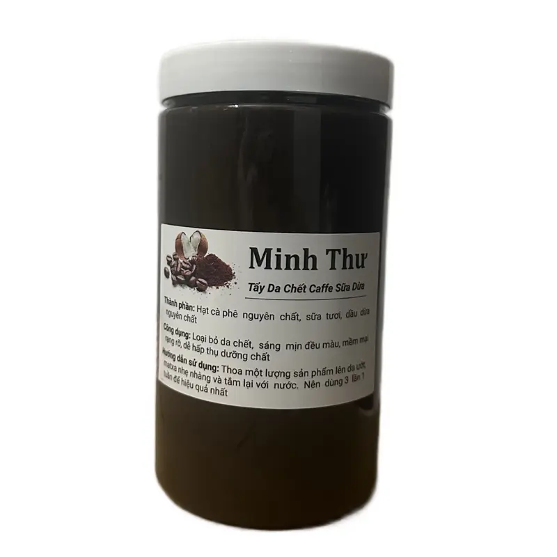 Tẩy Tế Bào Caffe Sữa Dừa (nhiều hạt loại mới) 1KG